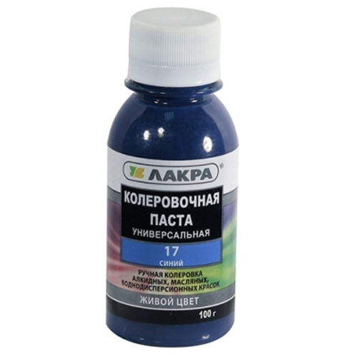 Колер ЛАКРА универсальный синий 100мл