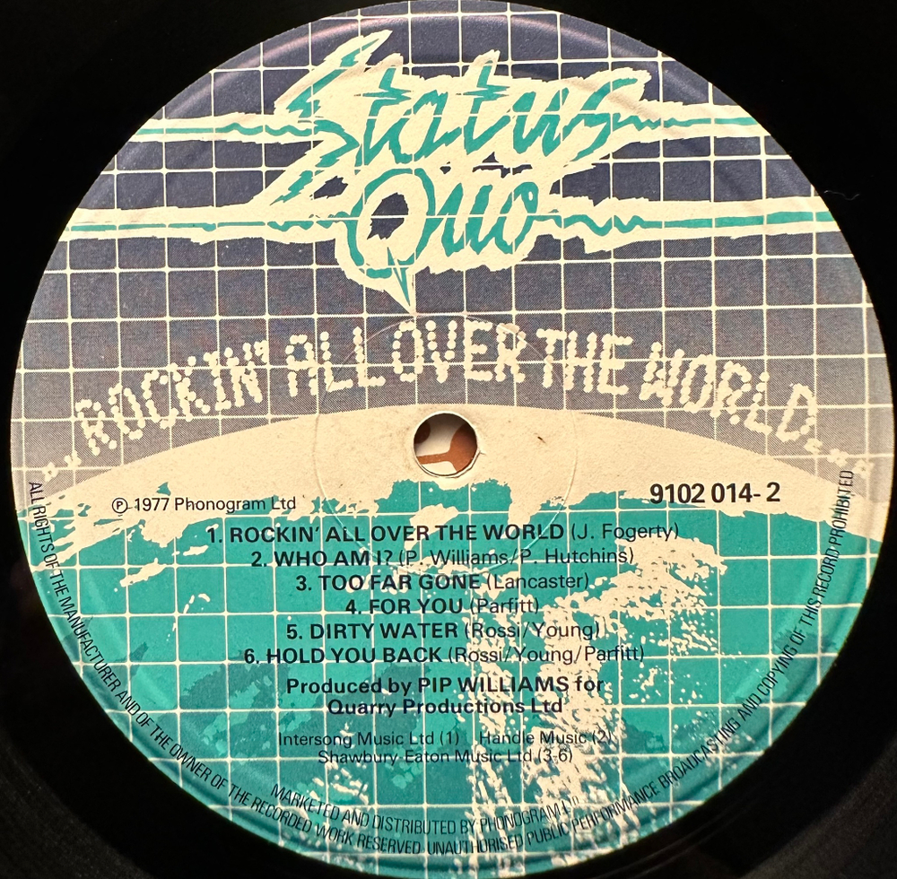 Status Quo - Rockin' All Over The World (Англия 1977г.)