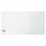 Обложка ПП для учебников ПИФАГОР, универсальная, клейкий край, 100 мкм, 265х590 мм, Штрих-код, 229359