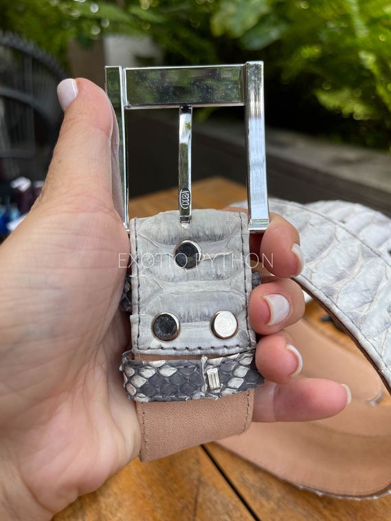 Ремень из кожи питона AC-108