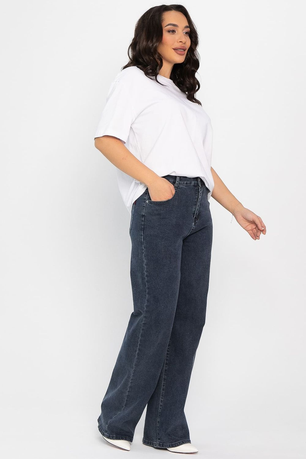 Джинсы Эшна (мокрый асфальт) Б14602-4М LT Collection