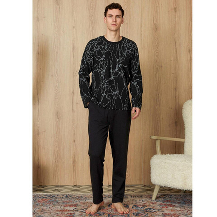 Мужская пижама черная Doreanse 4834