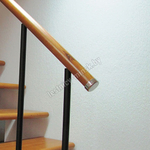 Ограждение для п-образной лестницы PROSTO MODULE h247.5, стойки крашеные