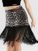 Юбка для латины с бахромой