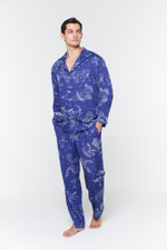 Пижамный костюм из вискозы мужской