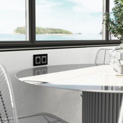 Рамка на 2 поста Werkel Senso (черный, стекло soft-touch) W0023108