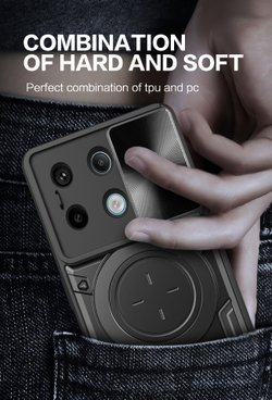 Чехол с кольцом Big Ring Case для Poco X6 5G