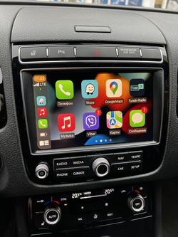 Установка блока CarPlay для штатного монитора