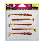 Мягкая приманка Crazy Fish Vibro Worm 4'' 10см 5шт 75-100 -