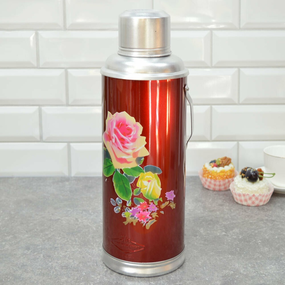 Термос СССР со стеклянной колбой, 2 литра