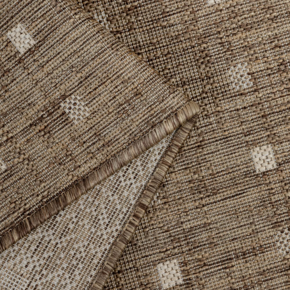 Ковер SIDE 0.5*0.8 дизайн 60131 BROWN/BEIGE