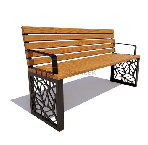 Садово-парковая скамейка «Севастополь»  (2,5 м термобереза,30х60)