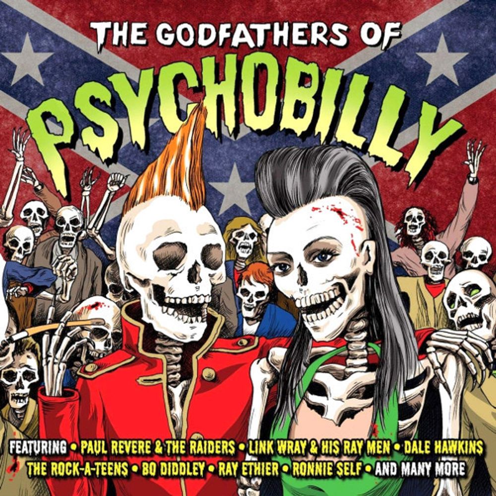 Сборник / The Godfathers Of Psychobilly (2CD)
