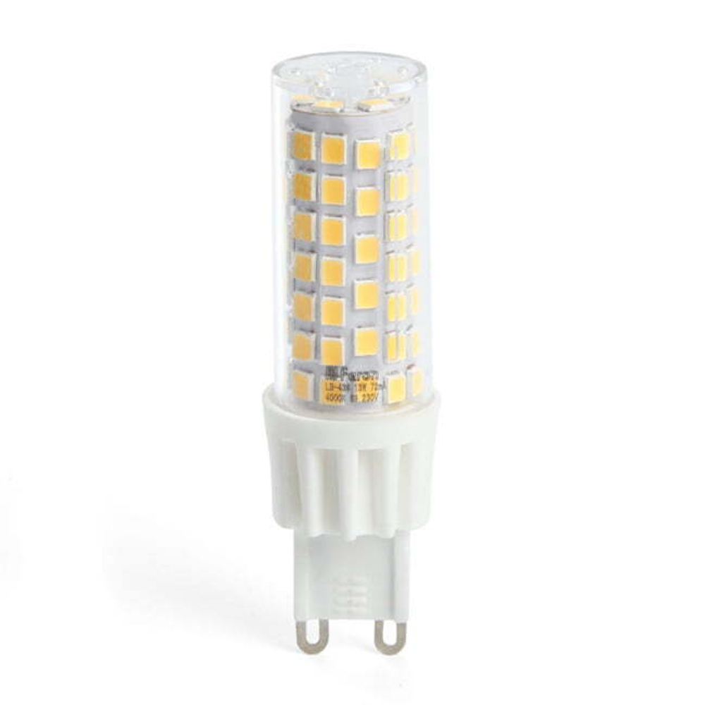Лампа светодиодная.  13W  230V G9 2700K JCD. LB-436