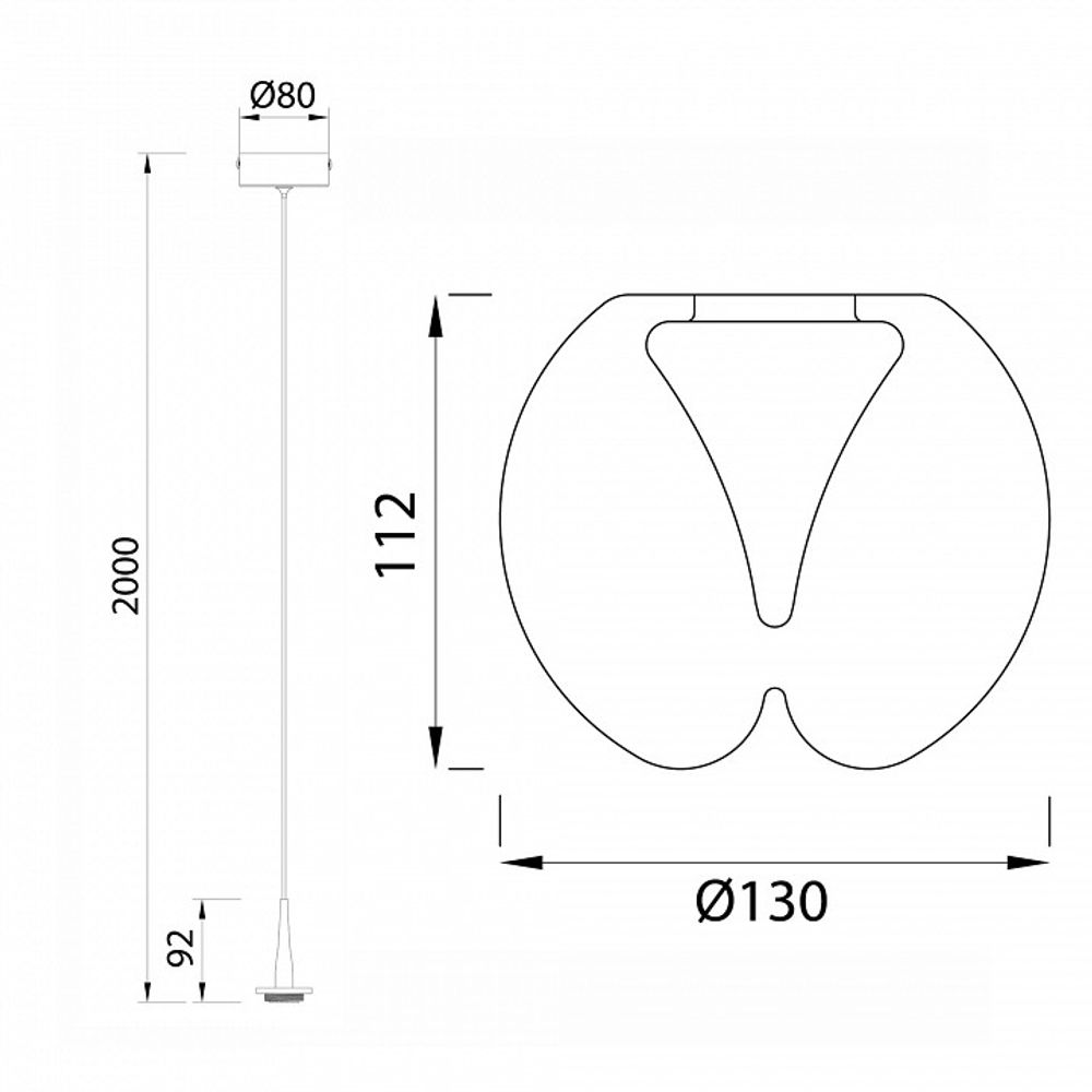 Подвесной светильник Mantra Andromeda 8931+8940