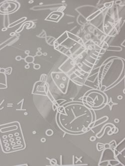 Пленка для цветов "Школьная пора" белая 0,7 х 8.2 м, 40мкм 10925715