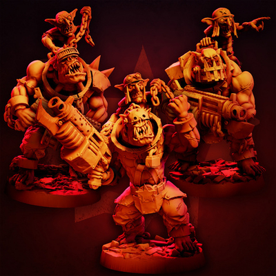 Red Goblins on Red Nobs