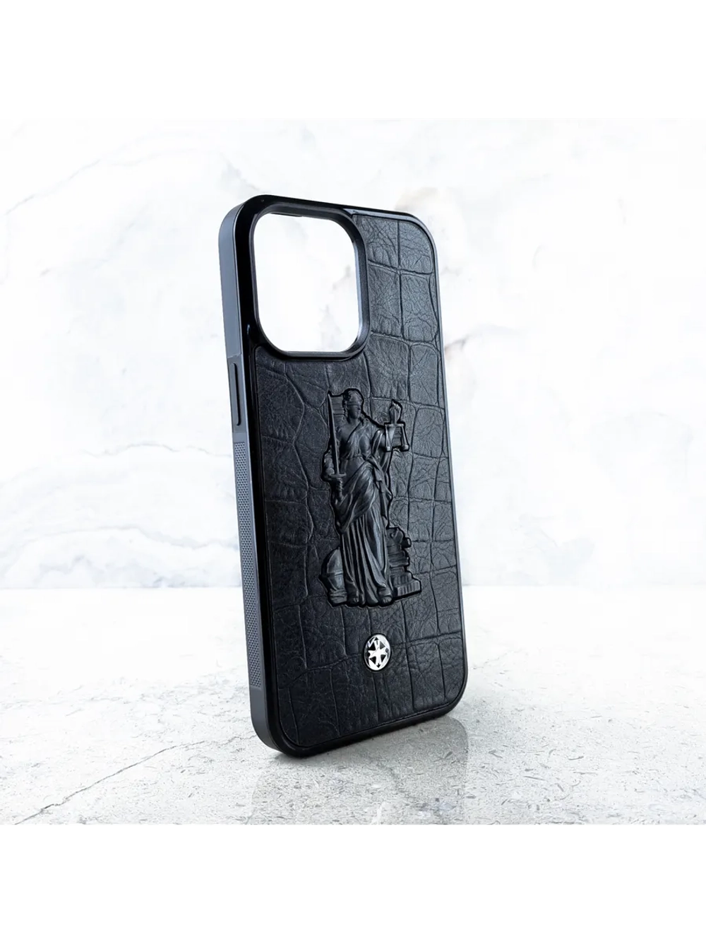 Чехол iPhone 15 - Euphoria Lawyer Themis CROC leather