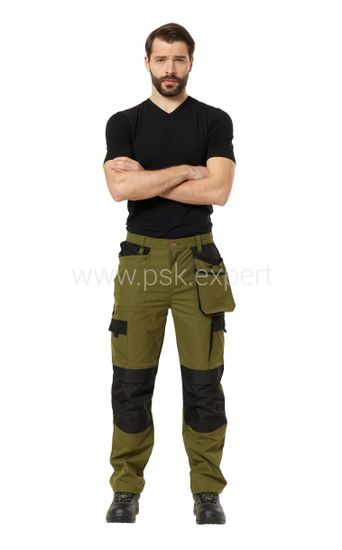 Брюки "Форест" (хаки/черный)