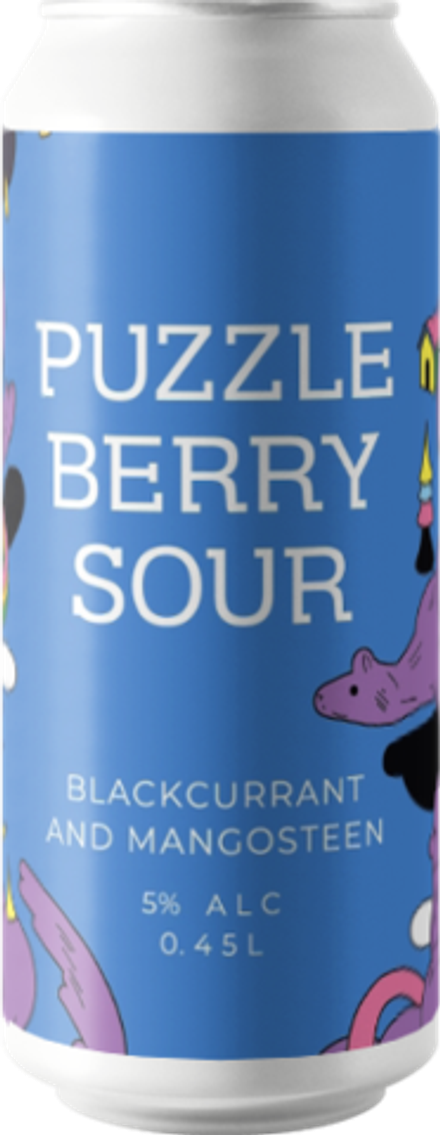 Пиво Рэд Баттон Пазл Берри Саур / Red Button Puzzle Berry Sour 0.45 - банка