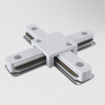 Соединитель "X"-образный для однофазного шинопровода  Maytoni Technical TRA001CX-11W белый