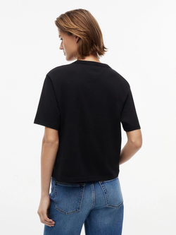 Футболка Tommy Jeans Badge Boxy Black