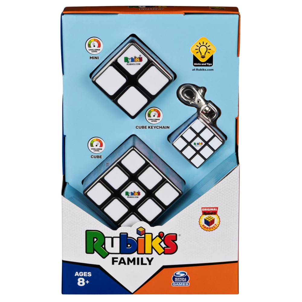 Rubiks 20136815 — Набор головоломок Кубик Рубика для всей семьи + брелок Rubik's 20136815 — фото 1