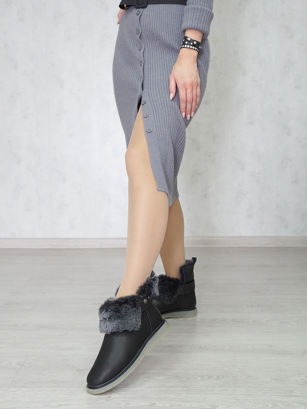 Полусапожки женские зимние