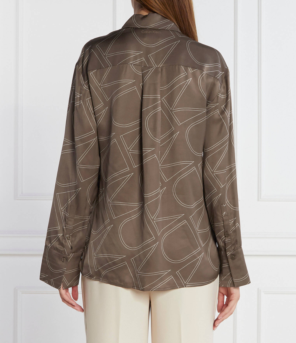 Рубашка Calvin Klein - коричневый(K20K206244)