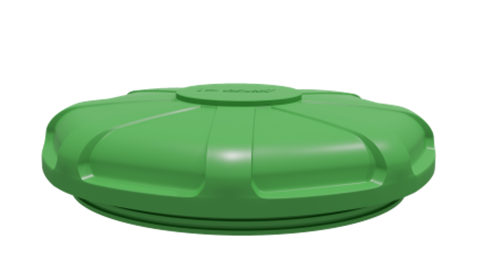 Крышка д/подземной 2000 new Ирпласт(800x800x200см;зеленый) - арт.560372
