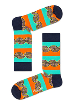 Носки унисекс Wish Sock с завитками (Размер: 29) (Цвет: фиолетовый)