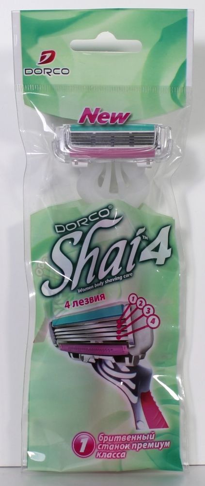 Dorco одноразовые станки женские SHAI Vanilla-4 (1шт)