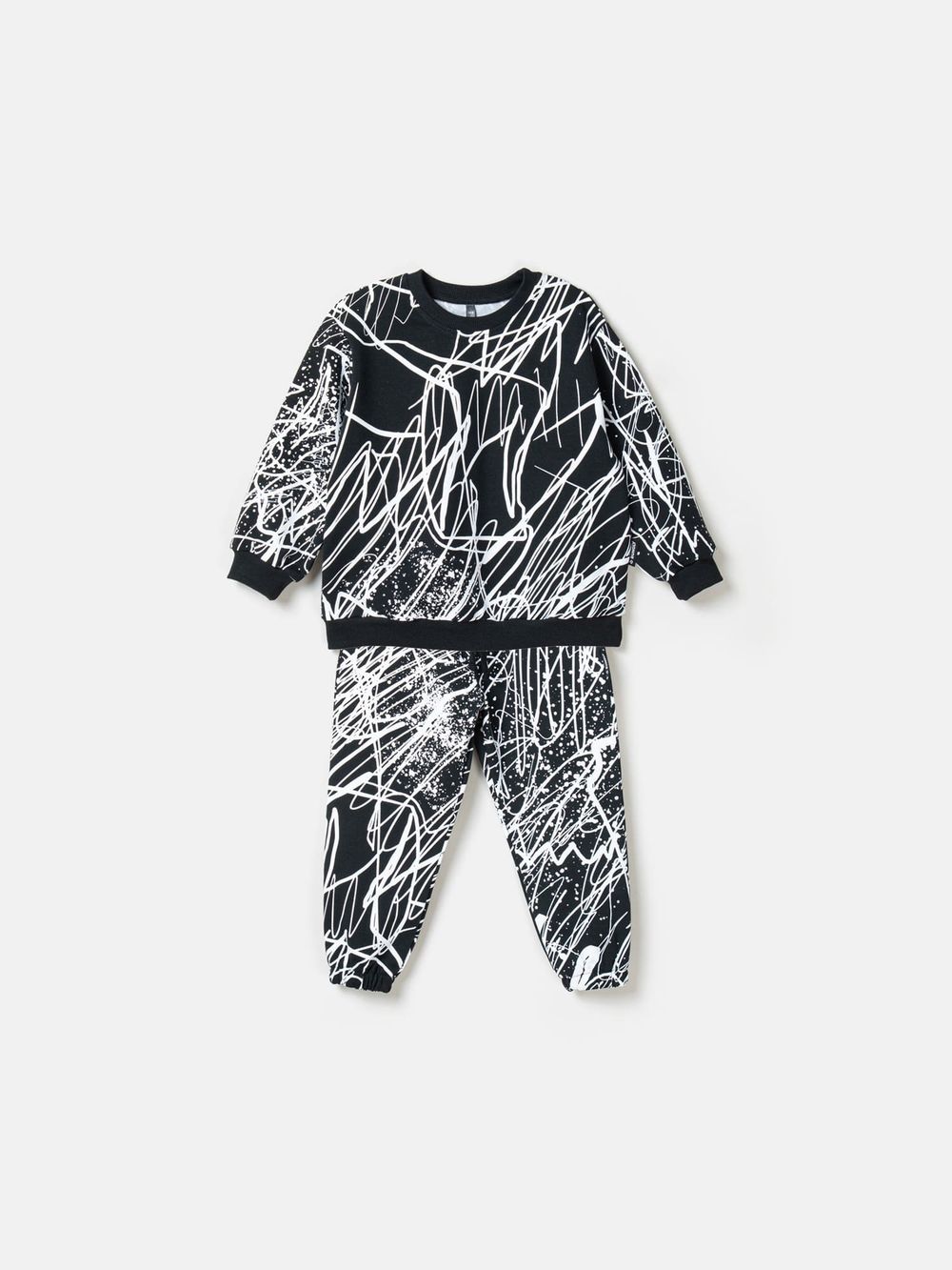 Костюм облегченный "Абстракция Уголь"