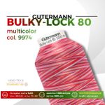 Нить текстурированная Gutermann Bulky-Lock 80 multicolor (1000 метров), 1 кат. | 9974