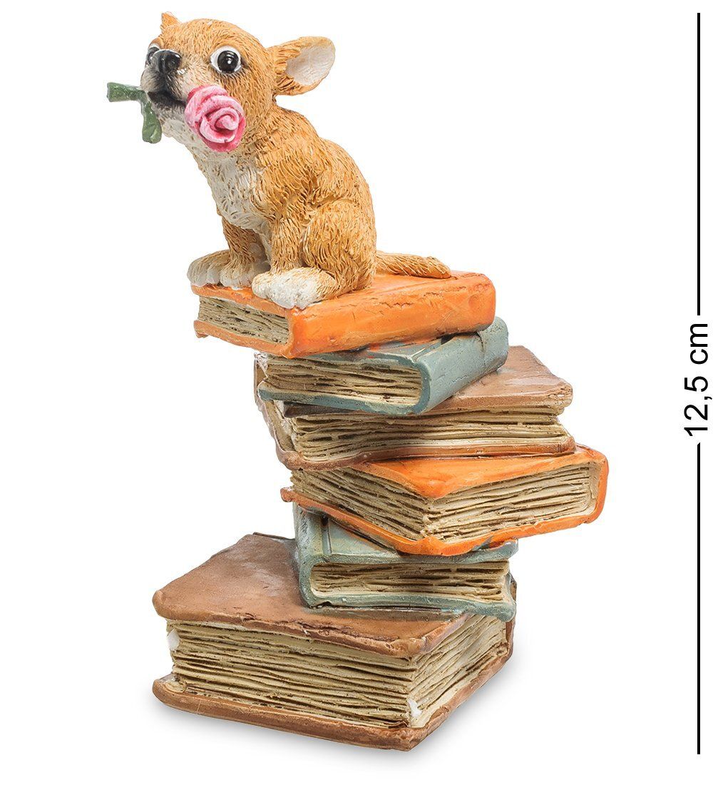 ED-254 Фигурка «Щенок с цветком»