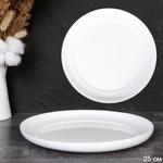 Тарелка 254 мм Вертикаль / FLSLQP100 (WHITE) /уп 36/