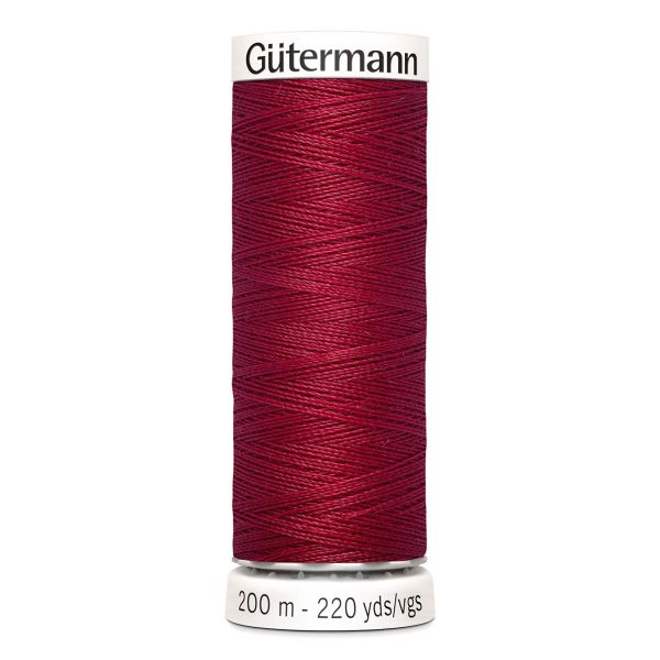 Нитки универсальные Gutermann Sew-all 100 (200 метров), 5 кат. | 384 малиновый щербет