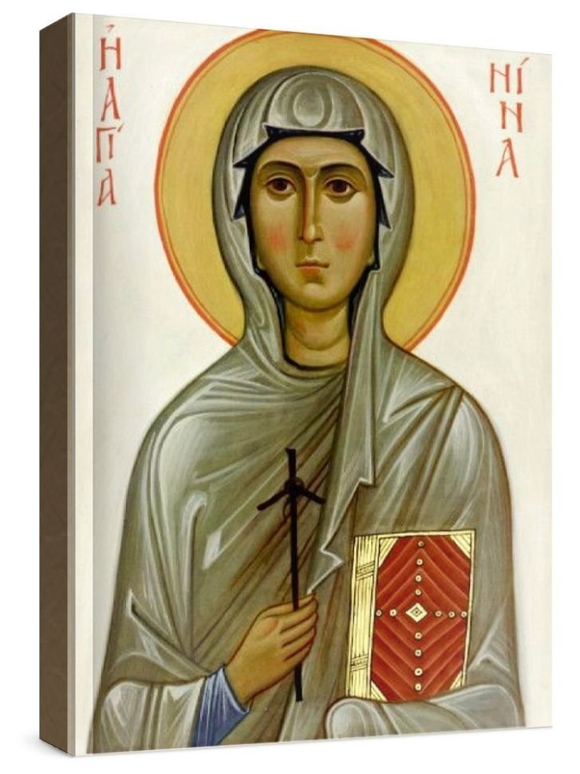 Нина, равноапостольная (рукописная икона)