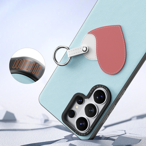 Чехол синего цвета для Samsung Galaxy S26 Ultra, серия Luvy Series Case (со съемным ремешком) от Dux Ducis