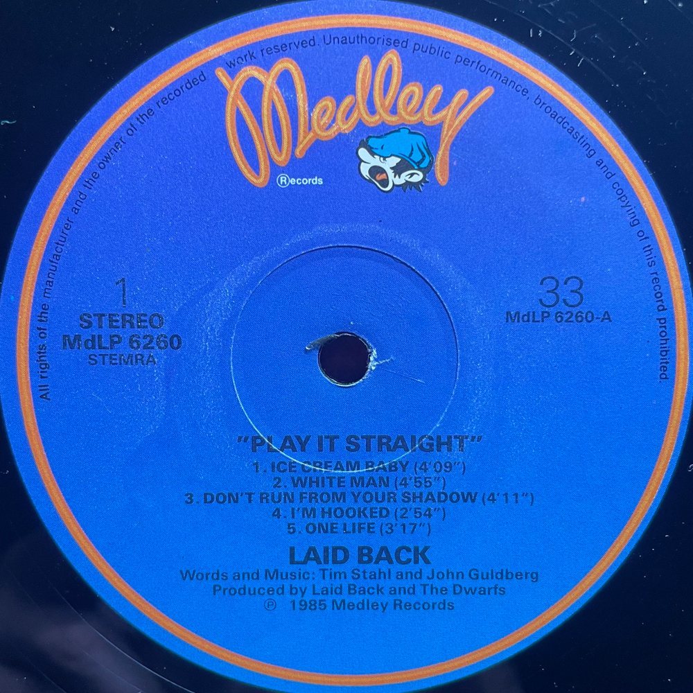 Laid Back - Play It Straight (Голландия 1985г.)