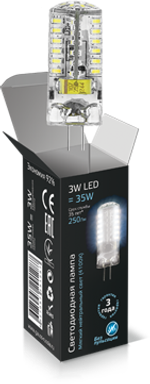 Лампа Gauss LED 3W G4 85-265V 4100K SS107707203
