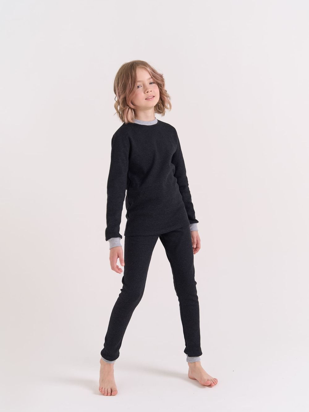 Комплект термо "Черный меланж" 7+