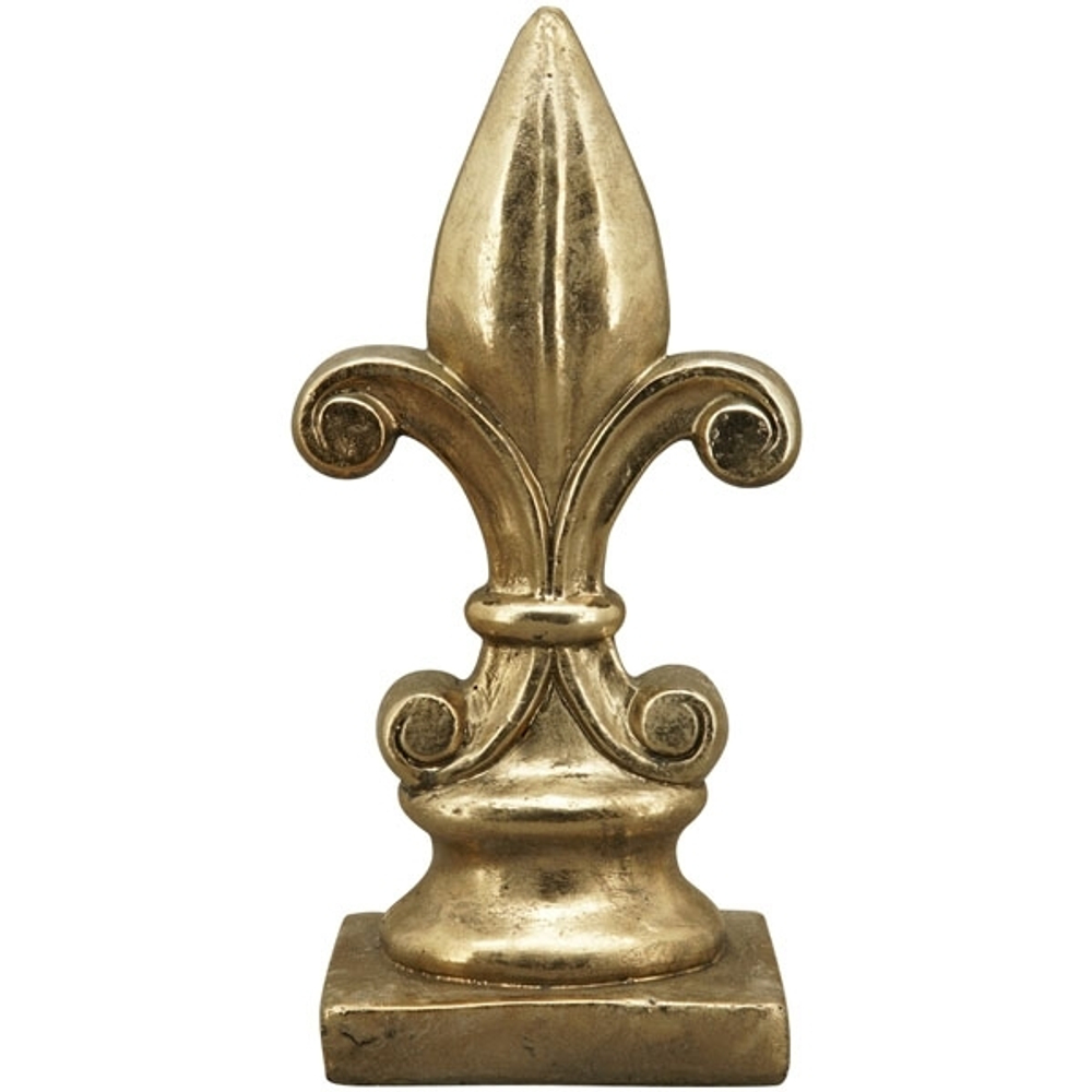 Декор "Королеская лилия" золото малая 13,5x8x26см