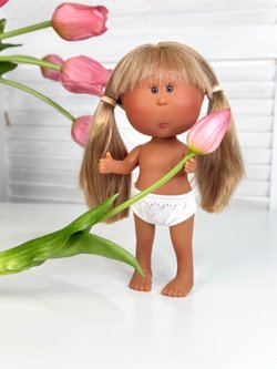 Кукла Nines виниловая 23см Little Mia Latina без одежды (3199WL1)