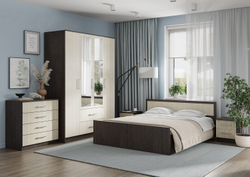 Тумба прикроватная с ящиками Фиеста, венге/лоредо (2 шт)