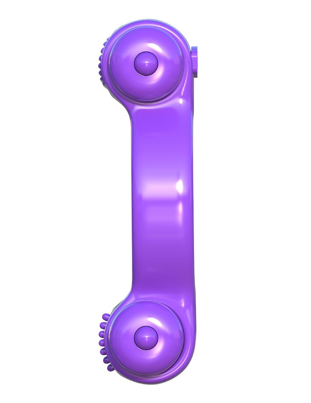 Фиолетовое эрекционное кольцо с 2 виброэлементами Magic Touch Couples Ring (Цвет: фиолетовый)