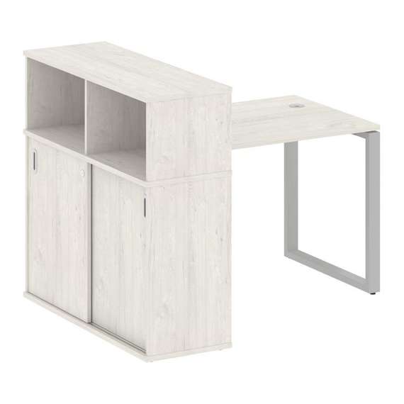 Метал Систем Стол письменный с шкафом-купе на О-образном м/к БО.РС-СШК-3.1 Т