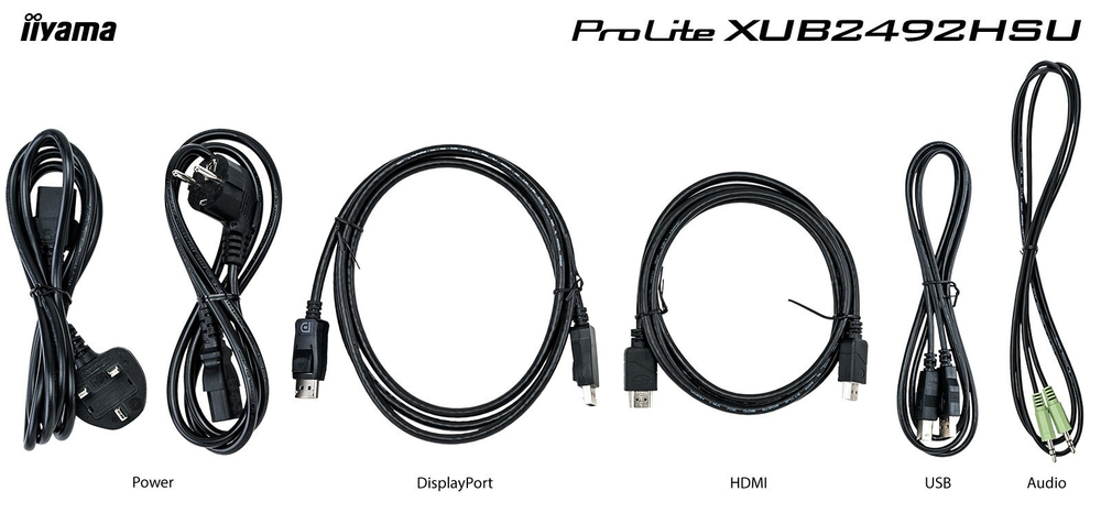 Монитор Iiyama 24;; XUB2492HSU-B1 1920x1080 IPS WLED 75Гц 5ms VGA HDMI DisplayPort
