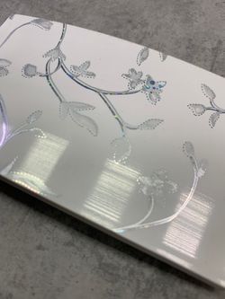 Белый "Сакура" (7см) декоративная планка (бленда)