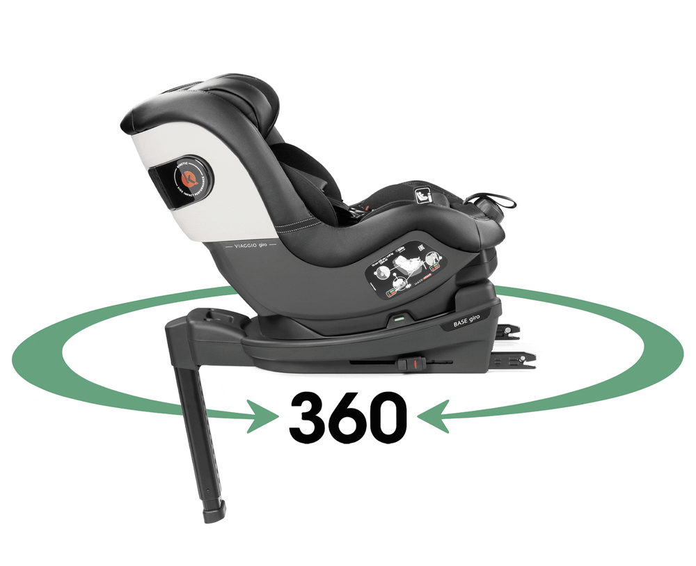 Автокресло Peg Perego Viaggio Giro (9-18 кг) с базой 360 Isofix Licorice